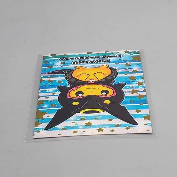 Poncho Pikachu Shiny Rayquaza Gold Holo Pokemon Database Merry Christmas - Picture 7 of 8